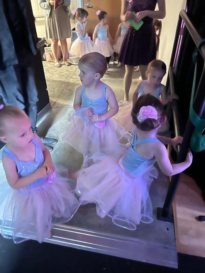 Turn Out Dance Academy dancers performing during recital moments
