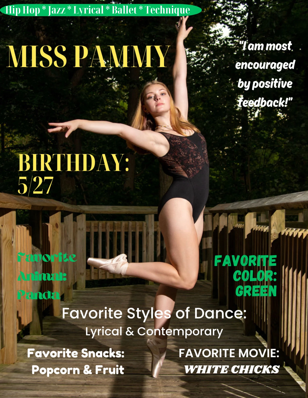 Miss Pammy staff profile