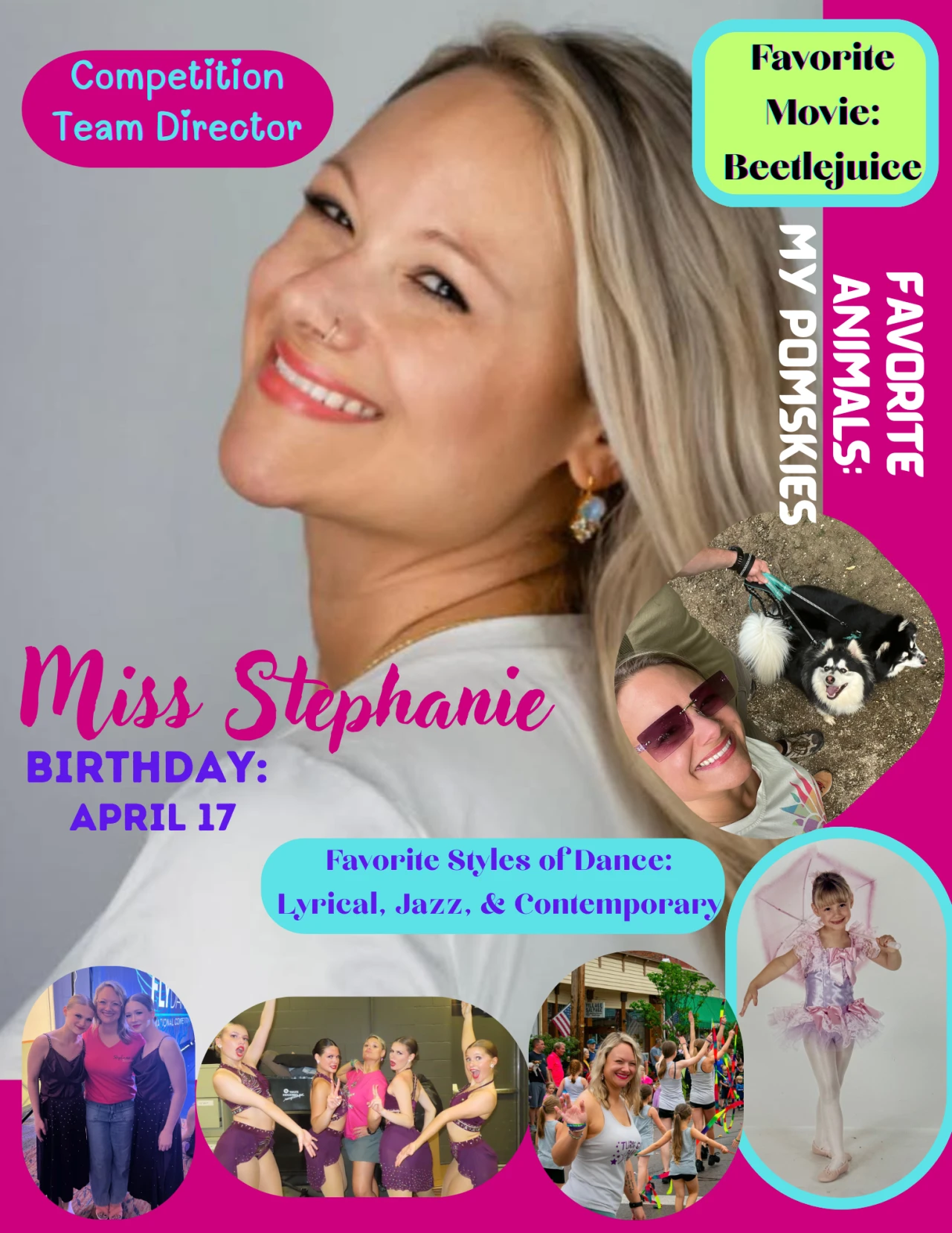 Miss Stephanie staff profile